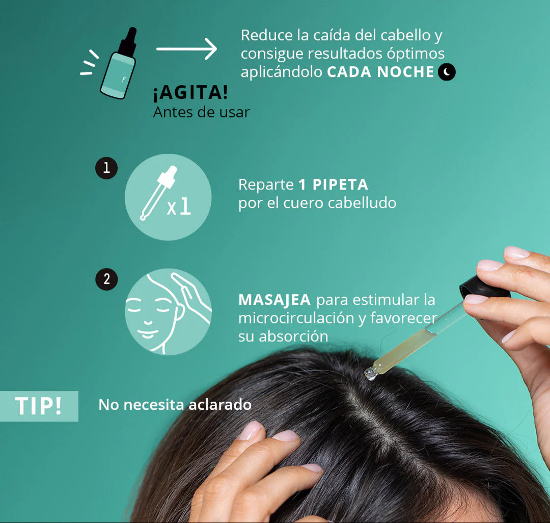 Serum 5 Potencias | Fortalece tu cabello y acelera su crecimiento