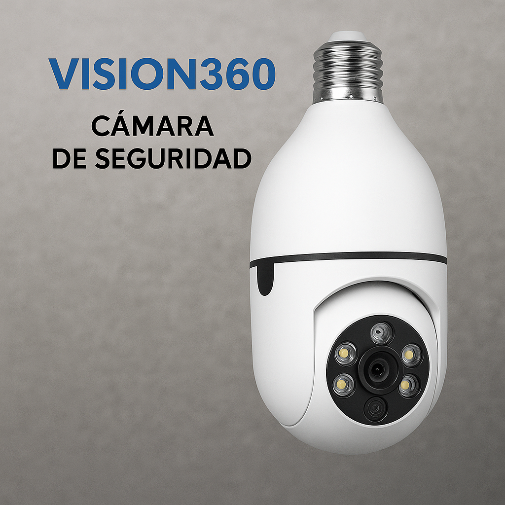 Ampolleta Vision360 - Camara con conexión de ampolleta