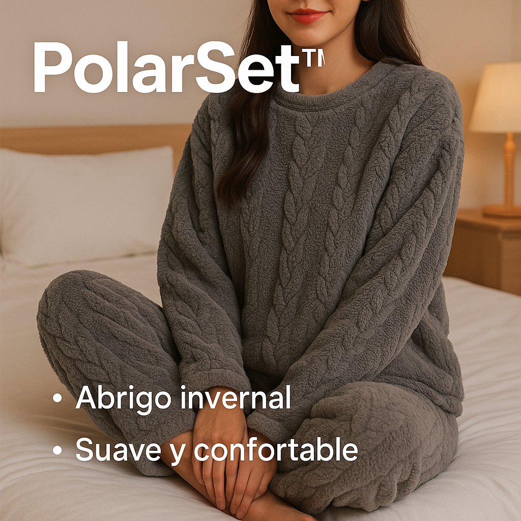 ❄️ PolarSet™ – Pijama de Polar Completo para Hogar y Teletrabajo