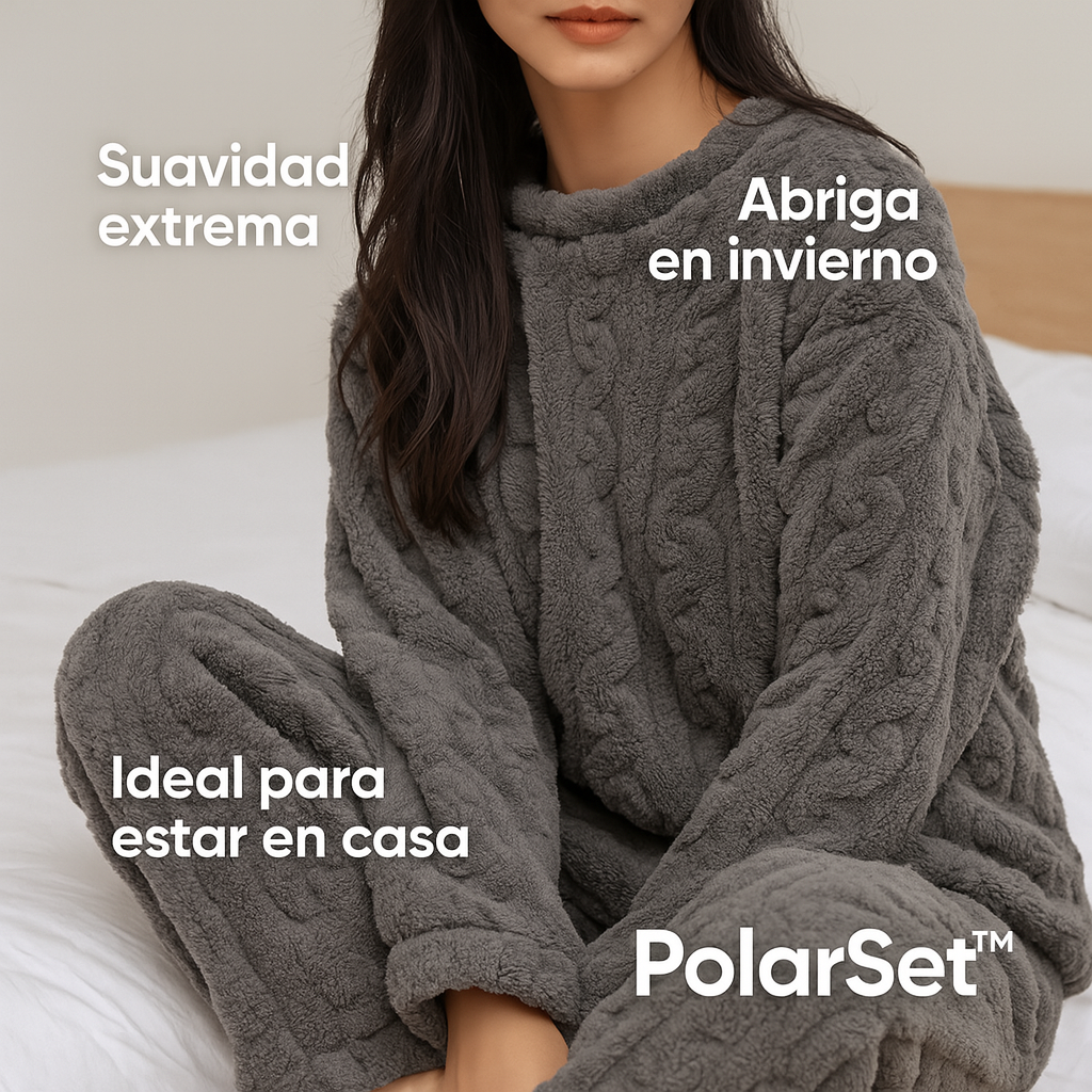 ❄️ PolarSet™ – Pijama de Polar Completo para Hogar y Teletrabajo