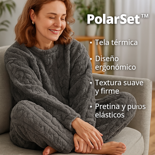 ❄️ PolarSet™ – Pijama de Polar Completo para Hogar y Teletrabajo