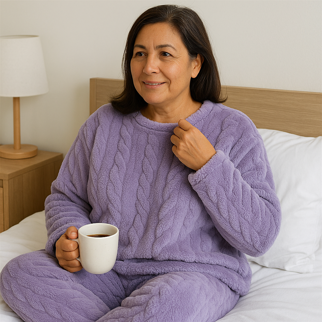 ❄️ PolarSet™ – Pijama de Polar Completo para Hogar y Teletrabajo