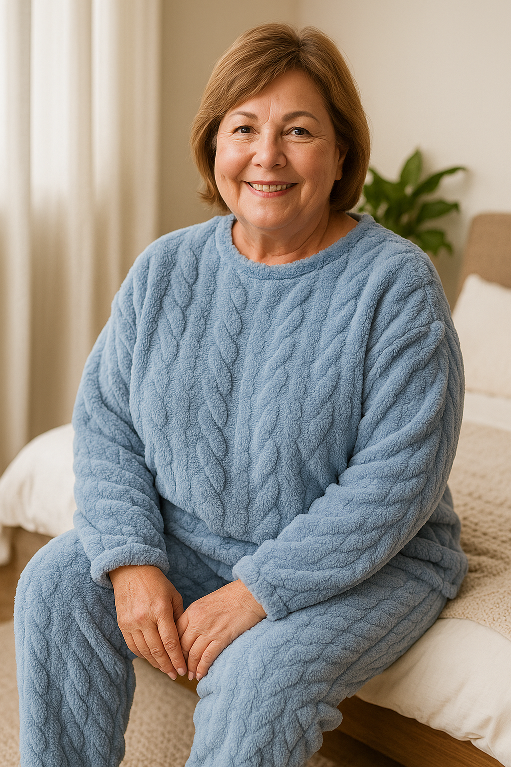 ❄️ PolarSet™ – Pijama de Polar Completo para Hogar y Teletrabajo
