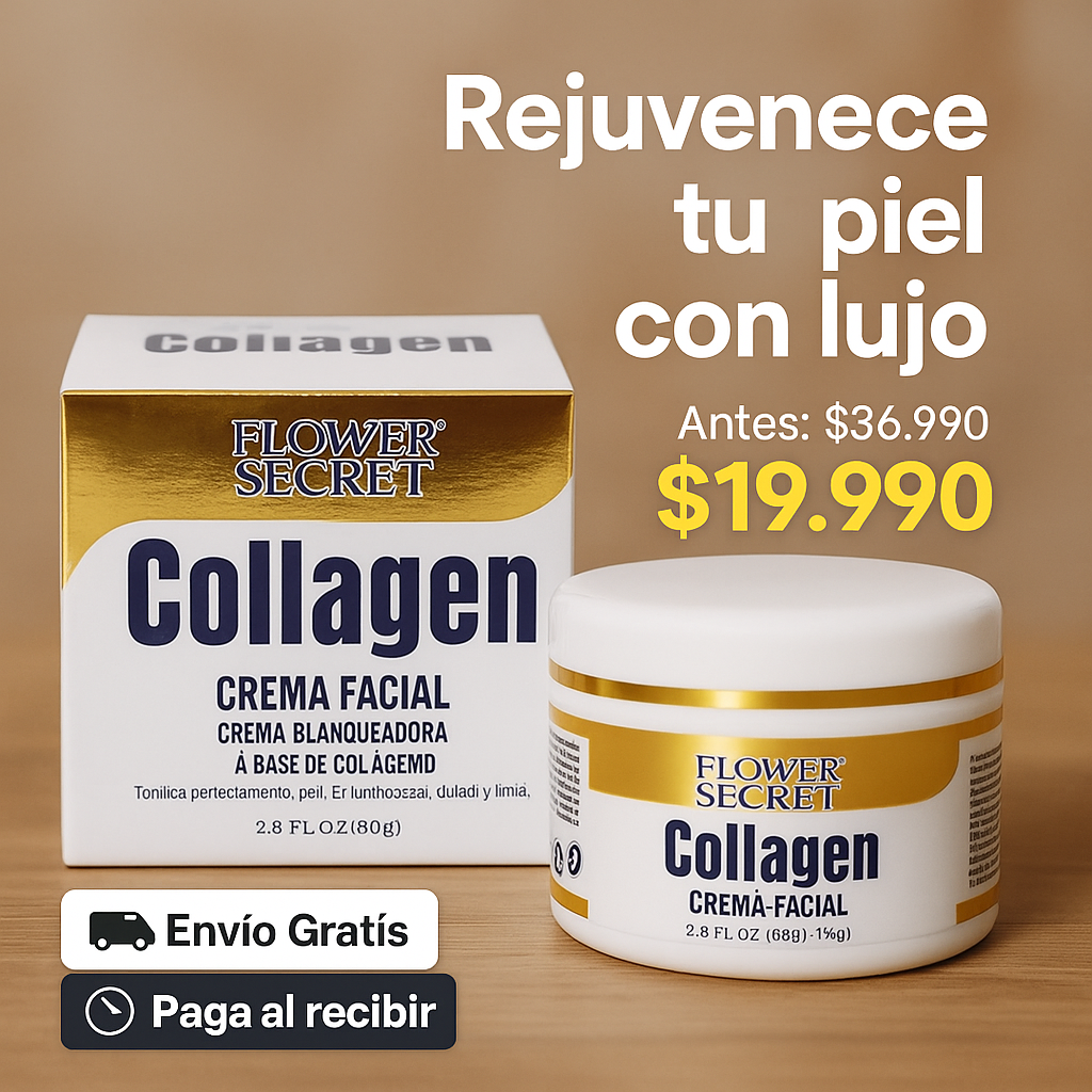 Crema Facial Premium – Colágeno & Blanqueamiento