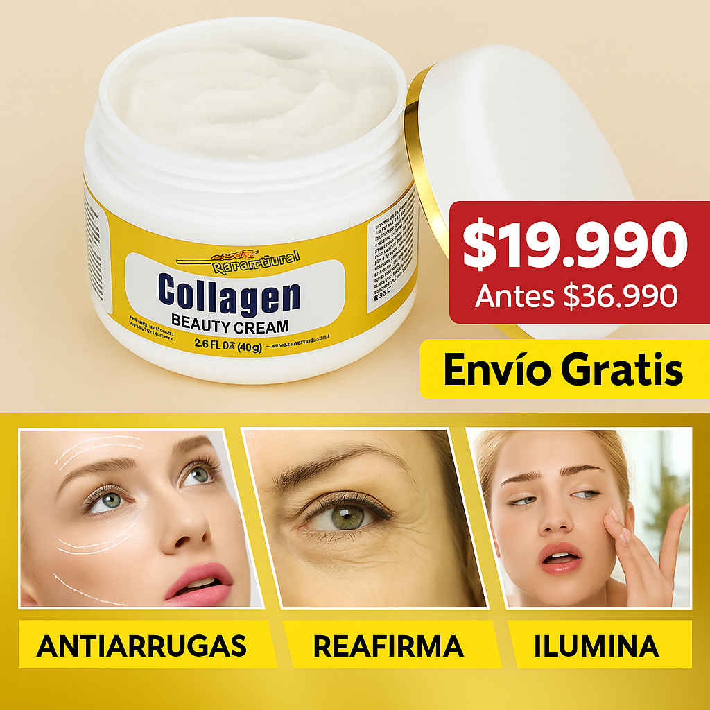 Crema Facial Premium – Colágeno & Blanqueamiento