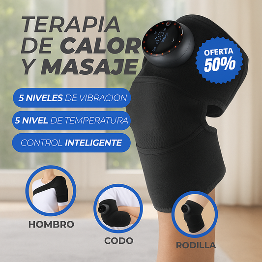 🔥 MasajeadorTérmico® 3 en 1 – Alivio y calor inmediato en casa