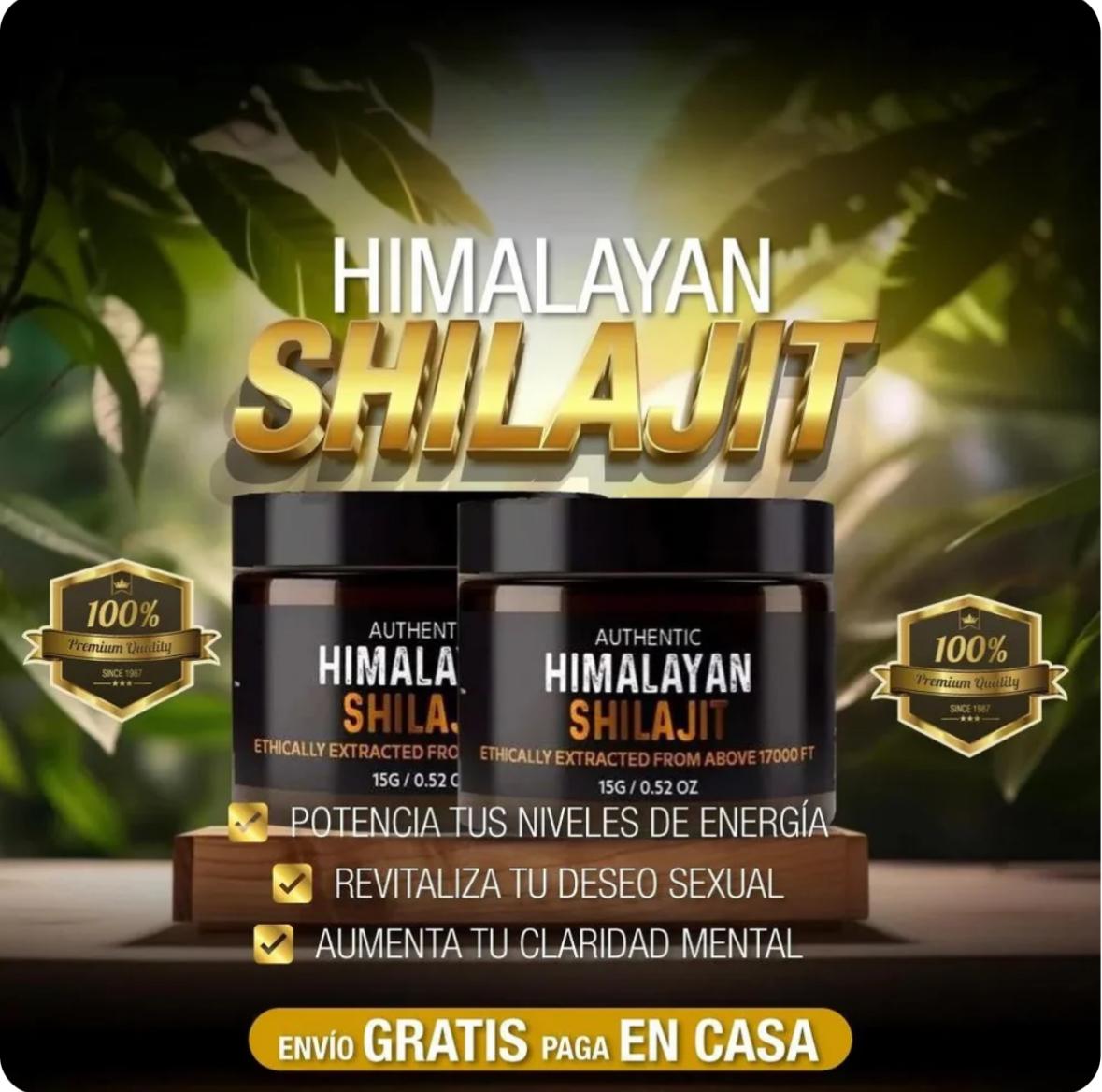 Deseo Sexual al 100% Energía al 100% Vida al 100% | Shilajit del Himalaya ⚡