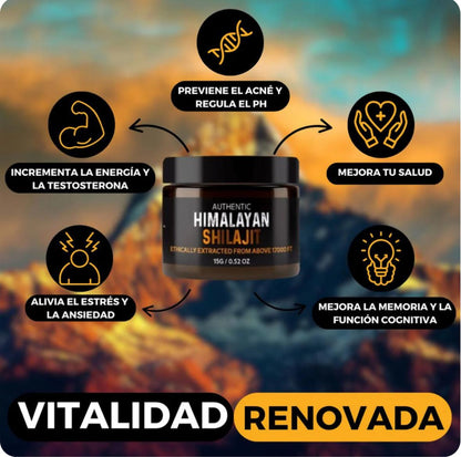 Deseo Sexual al 100% Energía al 100% Vida al 100% | Shilajit del Himalaya ⚡