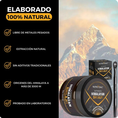 Deseo Sexual al 100% Energía al 100% Vida al 100% | Shilajit del Himalaya ⚡