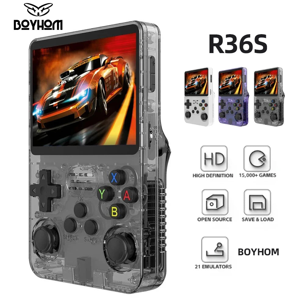 Consola de Videojuegos ¡¡¡BOYHOM R36S!!! Portátil Retro