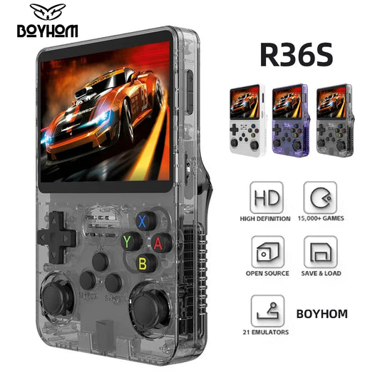 Consola de Videojuegos ¡¡¡BOYHOM R36S!!! Portátil Retro