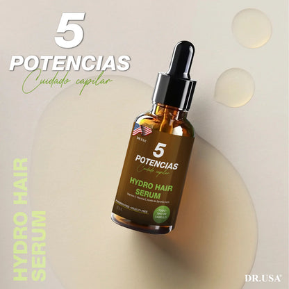 Serum 5 Potencias | Fortalece tu cabello y acelera su crecimiento